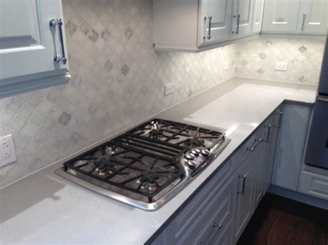 Arabesque Mosaic Tile Backsplash / Mosaic tile backsplash installation ...