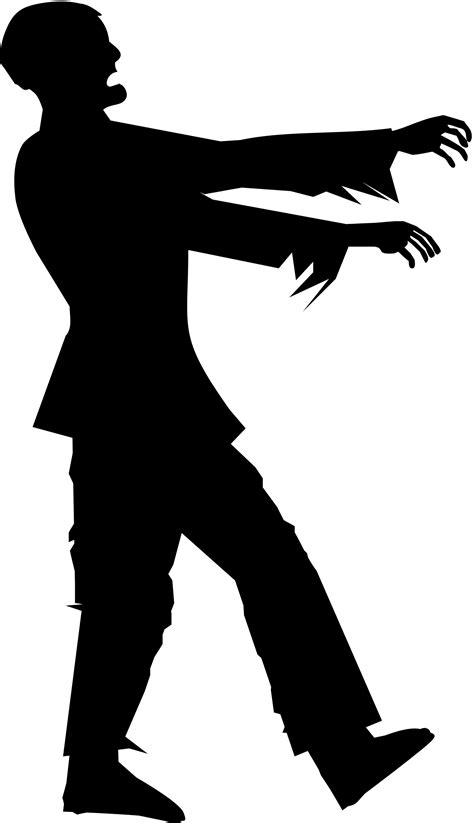 Clipart - Zombie Silhouette | Zombie silhouette, Zombie walk, Zombie ...