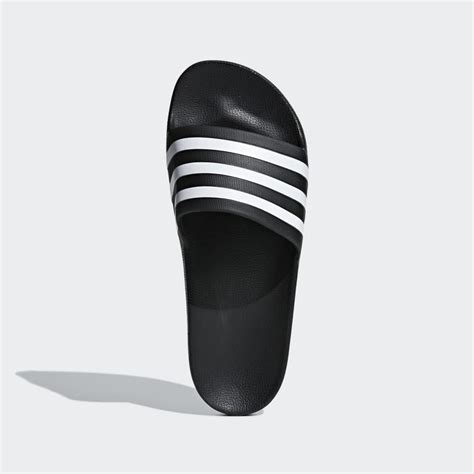 Shoes - Adilette Aqua Slides - Black | adidas Qatar