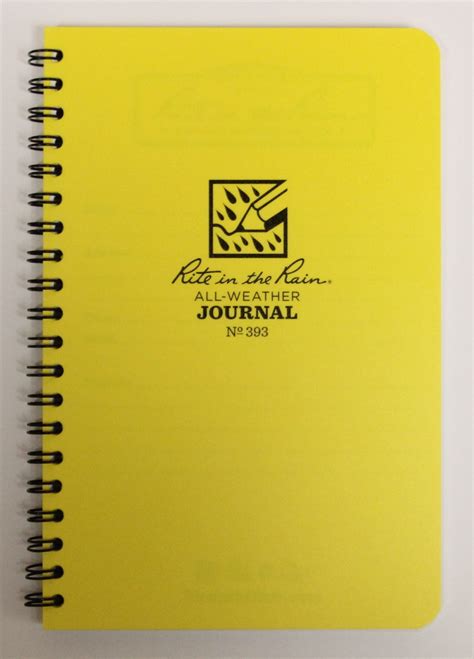 Rite in the Rain - All-Weather Journal - Spiral Bound - No. 393 - 5x7 ...