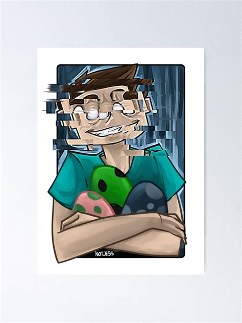 "Herobrine" Poster by drflanigan | Redbubble