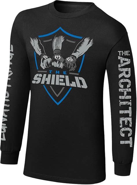 WWE The Shield "Shield United" Long Sleeve T-Shirt S: Amazon.co.uk ...