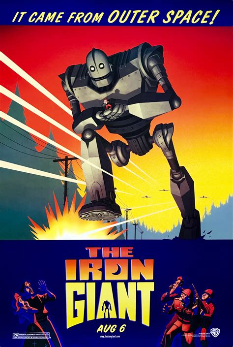 Iron Giant movie poster - vintage movie posters