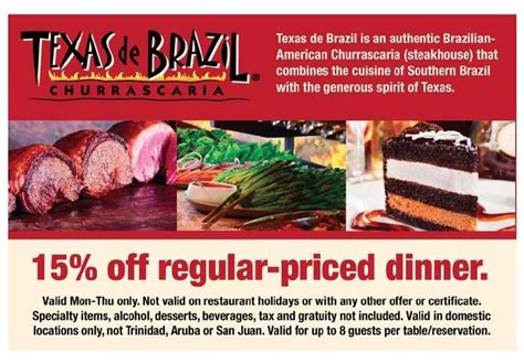 texas de brazil Chicken Casserole Oven, Kellie Sweet, Printable Coupons ...