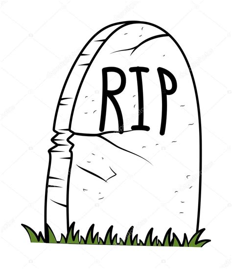 Rest in peace clip art | Rest in Peace - Cartoon Grave - halloween ...