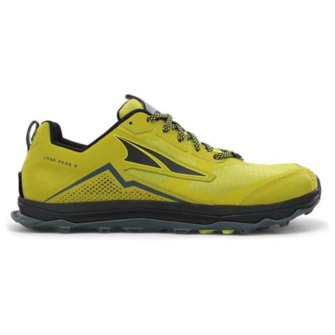 Altra Lone Peak 5 Trail Running Shoes Yellow, Runnerinn