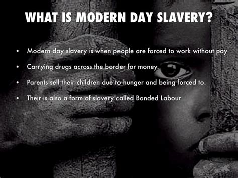 Modern Day Slavery - Justice versus Conscience