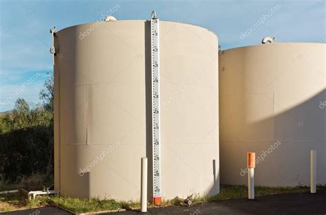 Above Ground Water Tanks — Stock Photo © Johnnyrh #138436298