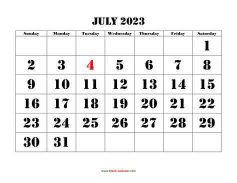 july 2023 calendar free printable calendar - july 2023 calendar ...