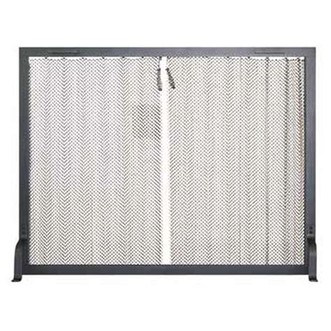 Stronghold Hanging Mesh Fireplace Screen - 44" x 34" | Heritage ...