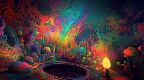 Psychedelic Fantasy Desktop Wallpaper Background, Trippy Pictures On ...