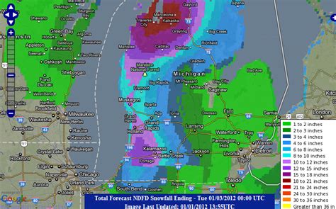 How much snow will you get? Map shows storm predictions for Michigan ...