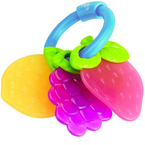 First Years Fruity Baby Infant Teether Teething Toy With Blue Ring ...