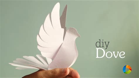 DIY: Dove - Paper Craft with Templates - The Crafter Connection