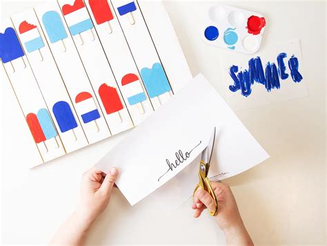 Hello Summer DIY Patriotic Sign | Fun365