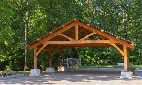 Wooden Carport Structures | Classic King Post Carport | Dreaming ...