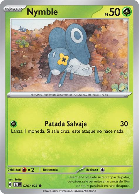 Nymble (Evoluciones en Paldea 20 TCG) - WikiDex, la enciclopedia Pokémon