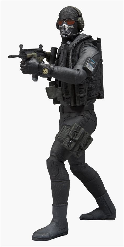 Call Of Duty - Call Of Duty Ghost Figure, HD Png Download - kindpng