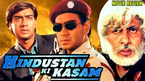 Hindustan Ki Kasam 1999 Hindi Movie Review | Ajay Devgan | Amitabh ...