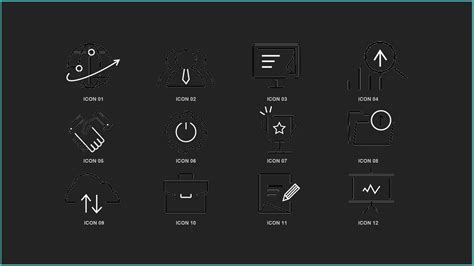 PPT of Black And White Icon.pptx | WPS Free Templates