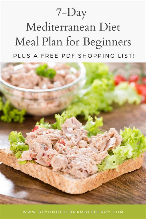 7 Day Mediterranean Diet Meal Plan for Beginners — Beyond the Brambleberry