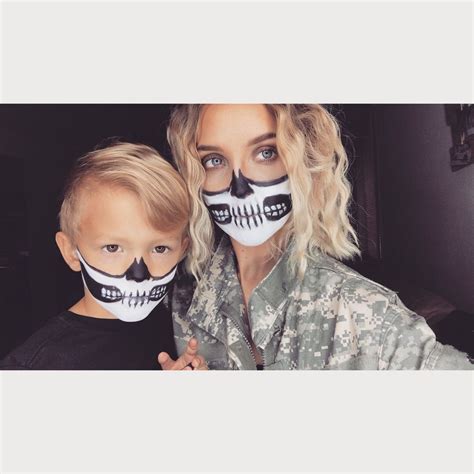 Match skeletons, makeup, Halloween, mother and son | Toddler halloween ...