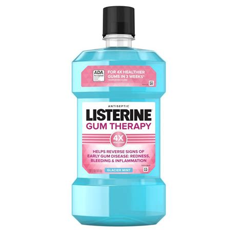 Listerine Gum Therapy Antiseptic Mouthwash, Glacier Mint - Shop ...