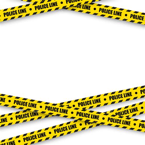 Crime Scene Tape Clipart PNG Images, Crime Police Line Tape, Police ...