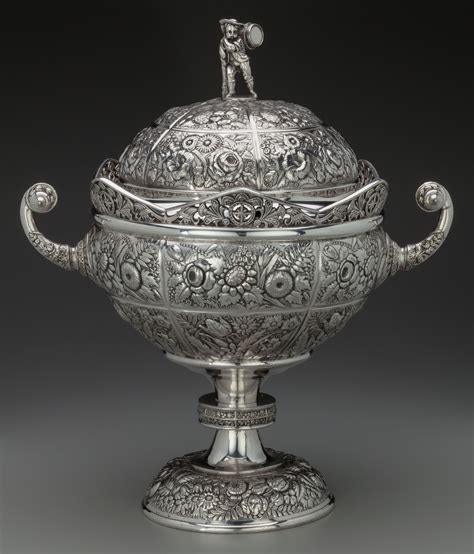 A Meriden Britannia Co. Silver-Plated Figural Soup Tureen, Meriden ...