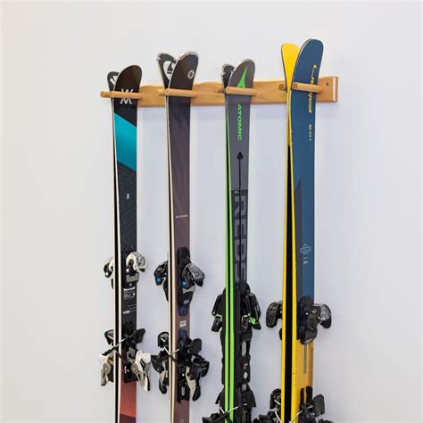 BLAT Ski Storage Rack | Wall Mount | Holds up to 8 Pairs of Skis ...