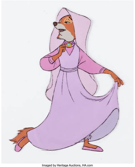 Robin Hood Maid Marian Production Cel (Walt Disney, 1973) | Robin hood ...