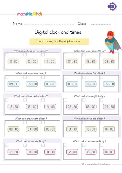 Digital clock and times | Time worksheets, Telling time worksheets ...