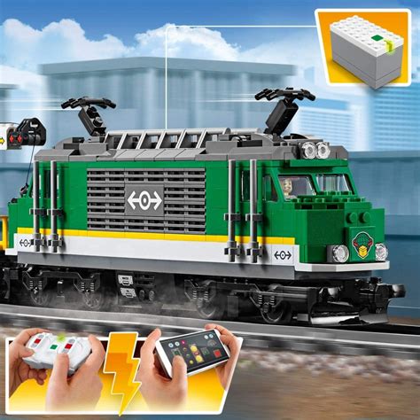 LEGO City 60198 Cargo Train RC Battery Powered Set - Exotique