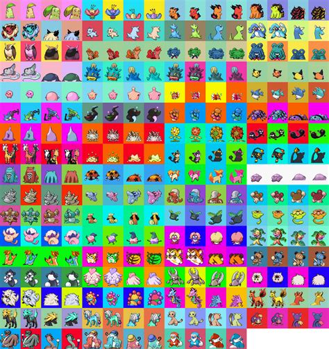 Spaceworld Demo Beta Pokemon Sprites Revamped by aethestode on DeviantArt