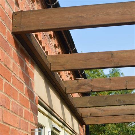 Lean to box Pergola | Etsy in 2020 | Wood pergola, Building a pergola ...