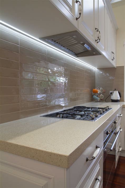 LED strip lights. Traditional kitchen www.thekitchendesigncentre.com.au ...