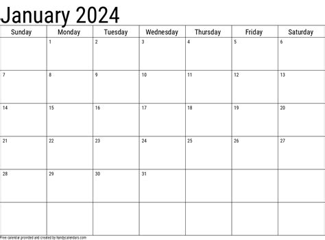 Handy Calendars 2024 Printable Free - Irene Leoline