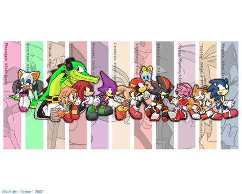 sonic characters - Sonic Characters Wallpaper (2531738) - Fanpop