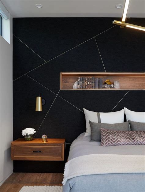 Dark and Dramatic: Give Your Bedroom a Glam Makeover with Black Accent ...