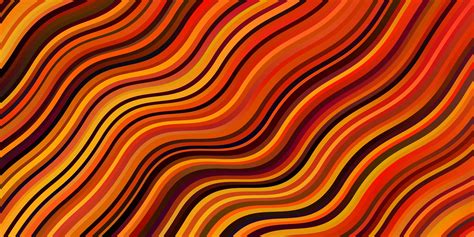 Dark Orange vector pattern with curves. 1824001 Vector Art at Vecteezy