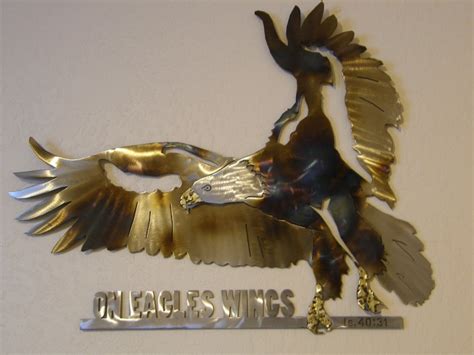 Metal Eagle Wall Sculpture - Etsy