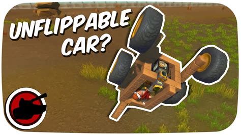 Unflippable Car? - Scrap Mechanic Creative Mode PC Gameplay - YouTube