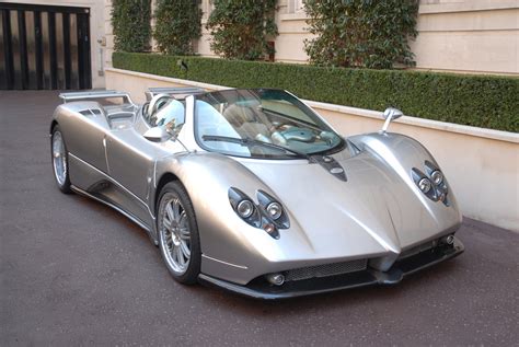 Eye-Catching Silver Pagani Zonda F Roadster For Sale - GTspirit