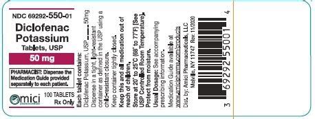 Product Images Diclofenac Potassium Photos - Packaging, Labels & Appearance