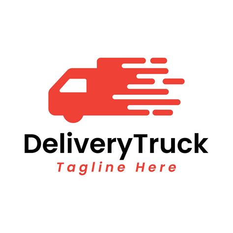 delivery truck logo design 6365041 Vector Art at Vecteezy