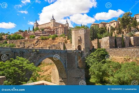 Toledo Skyline in Castile La Mancha Spain Stock Photo - Image of ...