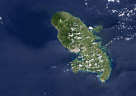 Martinique Volcano, Satellite Image Photograph by Planetobserver - Fine ...