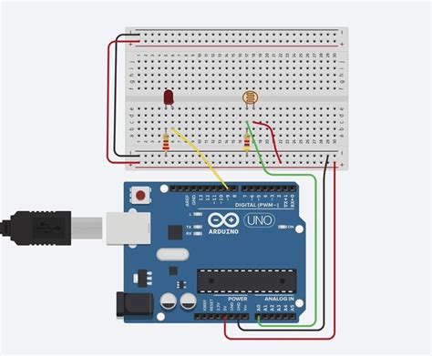 Light Sensor (Photoresistor) With Arduino in Tinkercad: 5 Steps (with ...