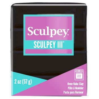 Sculpey Polymer Clay - Black 2oz