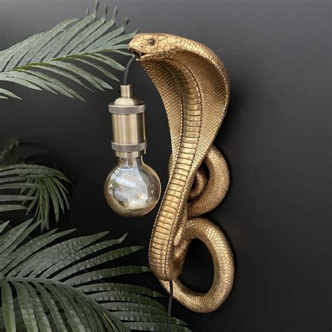 Snake Wall Light | Plug in wall lights, Wall lights, Animal lamp